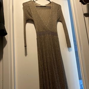 Zara vneck gown/ maxi dress